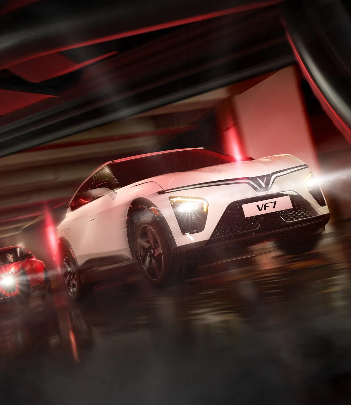 VinFast VF7 Driving